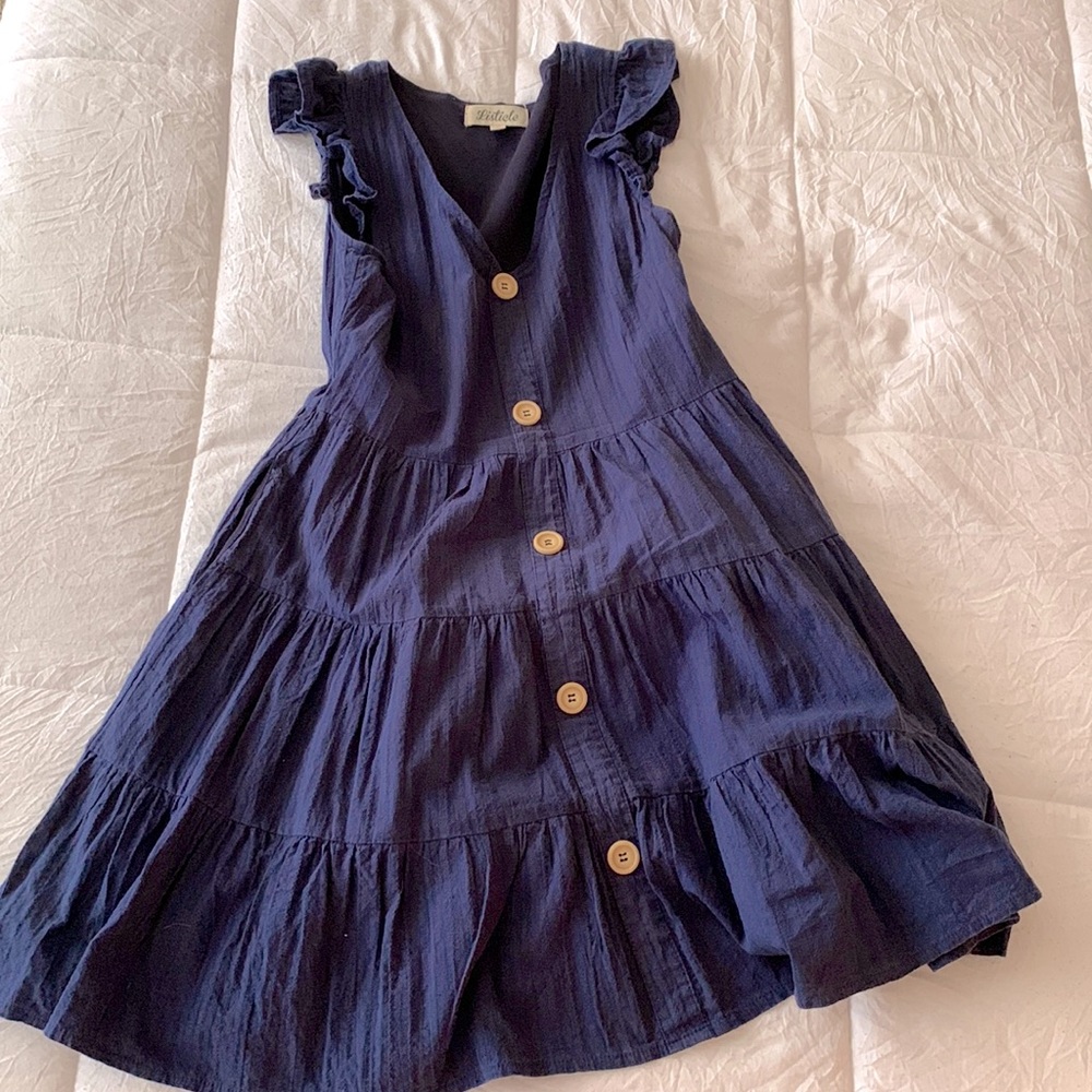 navy blue dress